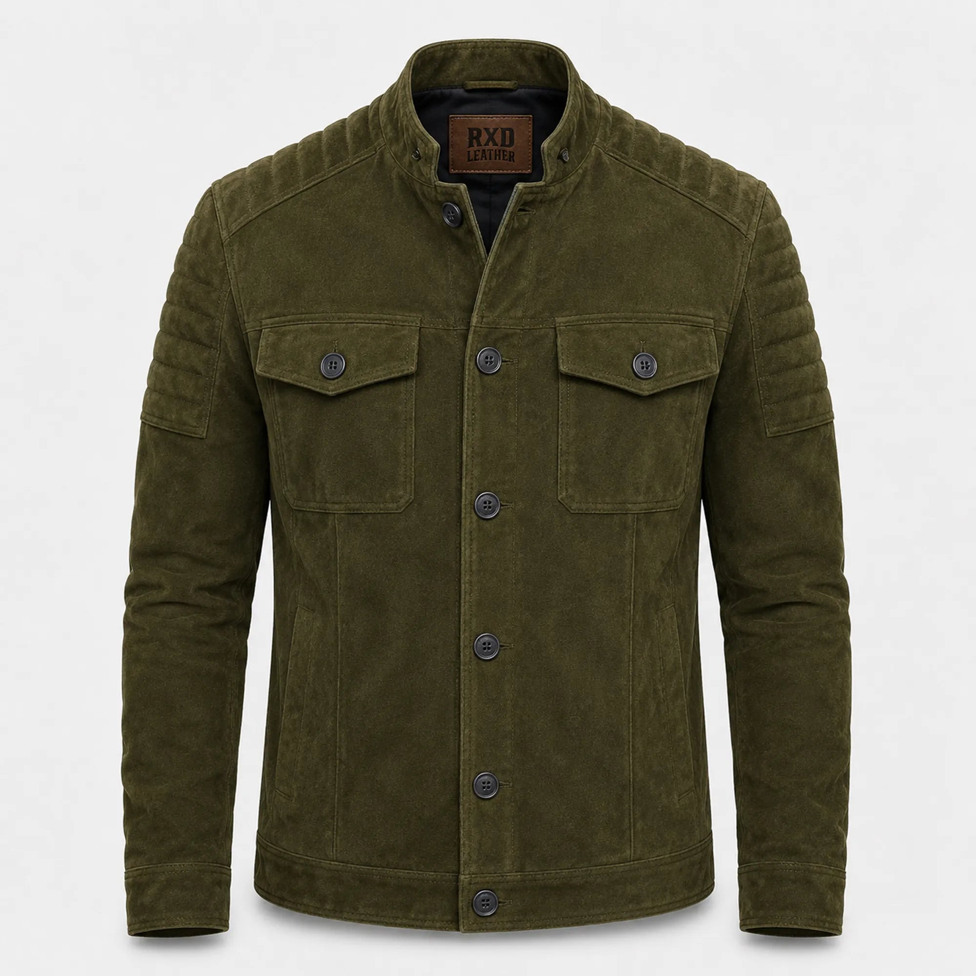 Men's suede leather casual jacket – RXD Leather