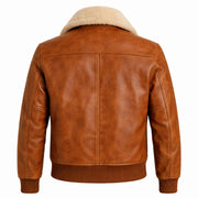 Women's brown leather aviator jacket – RXD Leather