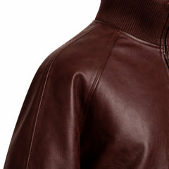 Women's black leather aviator flight jacket – RXD Leather