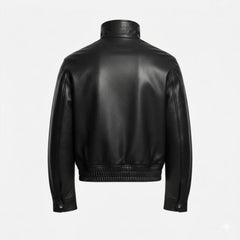 Women's oversized black leather jacket – RXD Leather