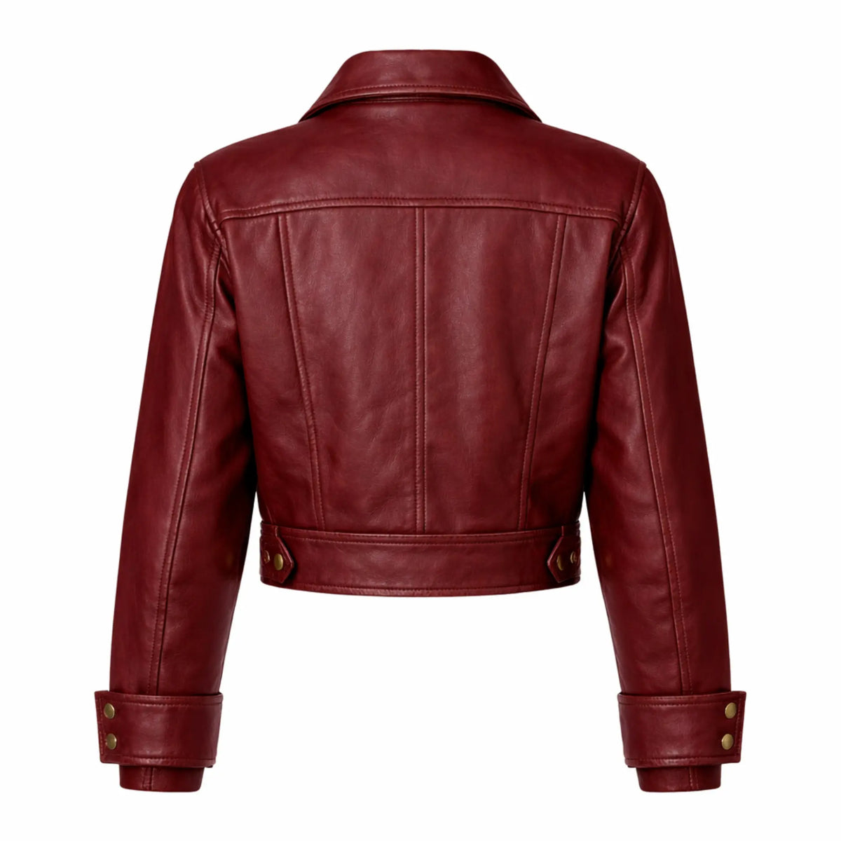 Women's cropped vintage distressed leather jacket – RXD Leather