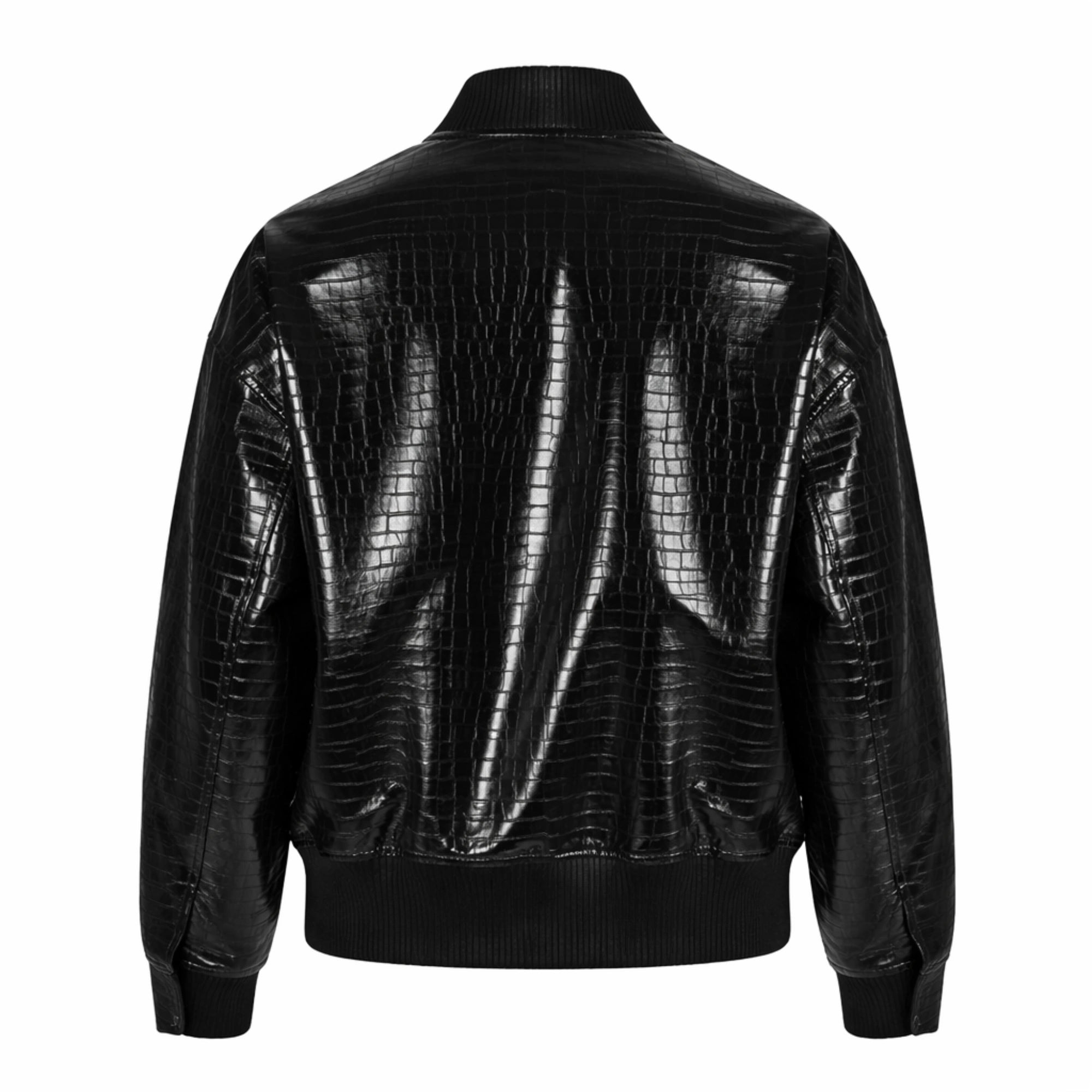 Women's city-chic crocodile bomber jacket – RXD Leather