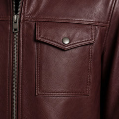 Women's glossy bomber jacket back – RXD Leather