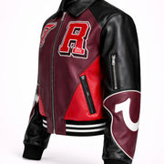Women's sporty streetwear varsity jacket – RXD Leather