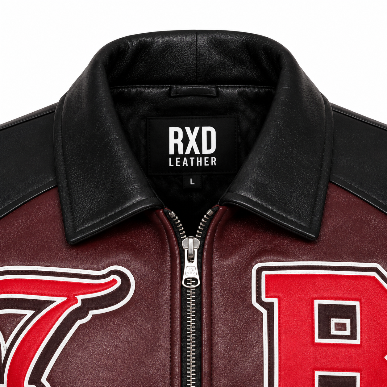 Women's multi color varsity jacket styled – RXD Leather