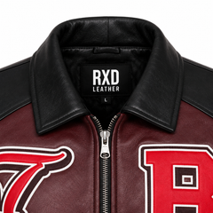 Women's multi color varsity jacket styled – RXD Leather