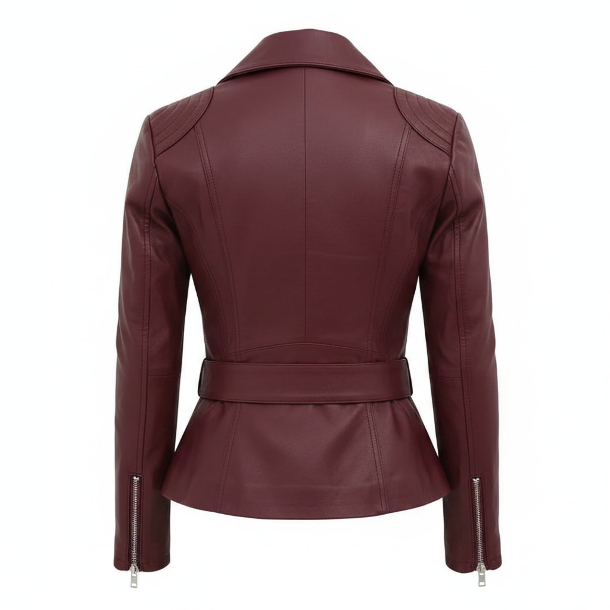 Women's long tailored leather blazer – RXD Leather