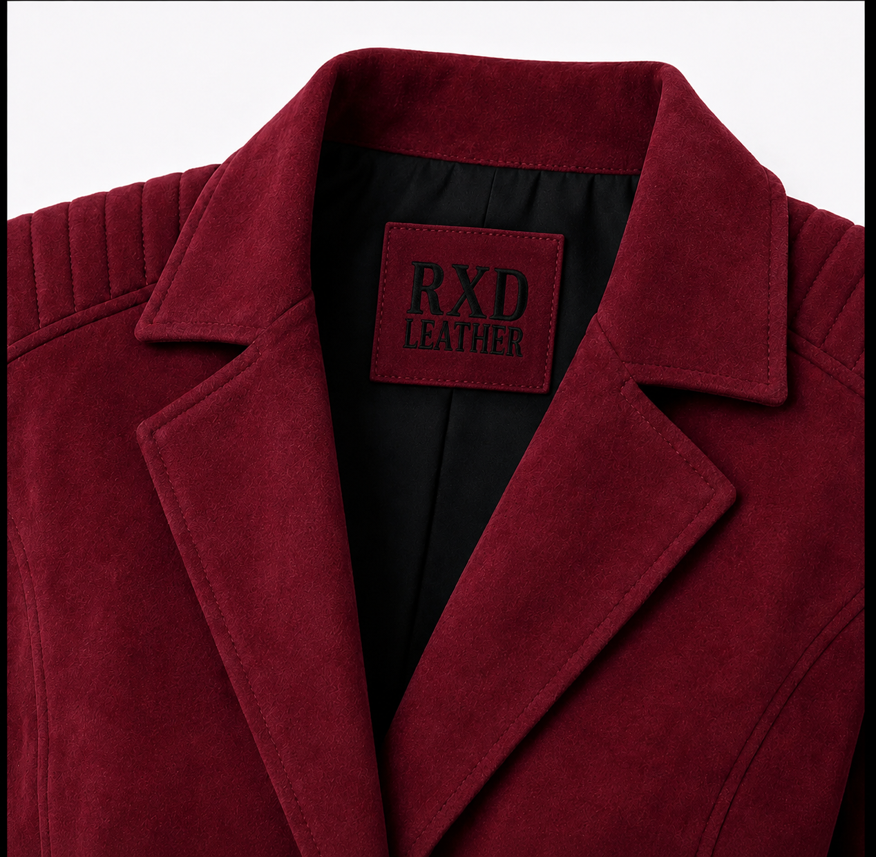Women's premium suede blazer jacket – RXD Leather