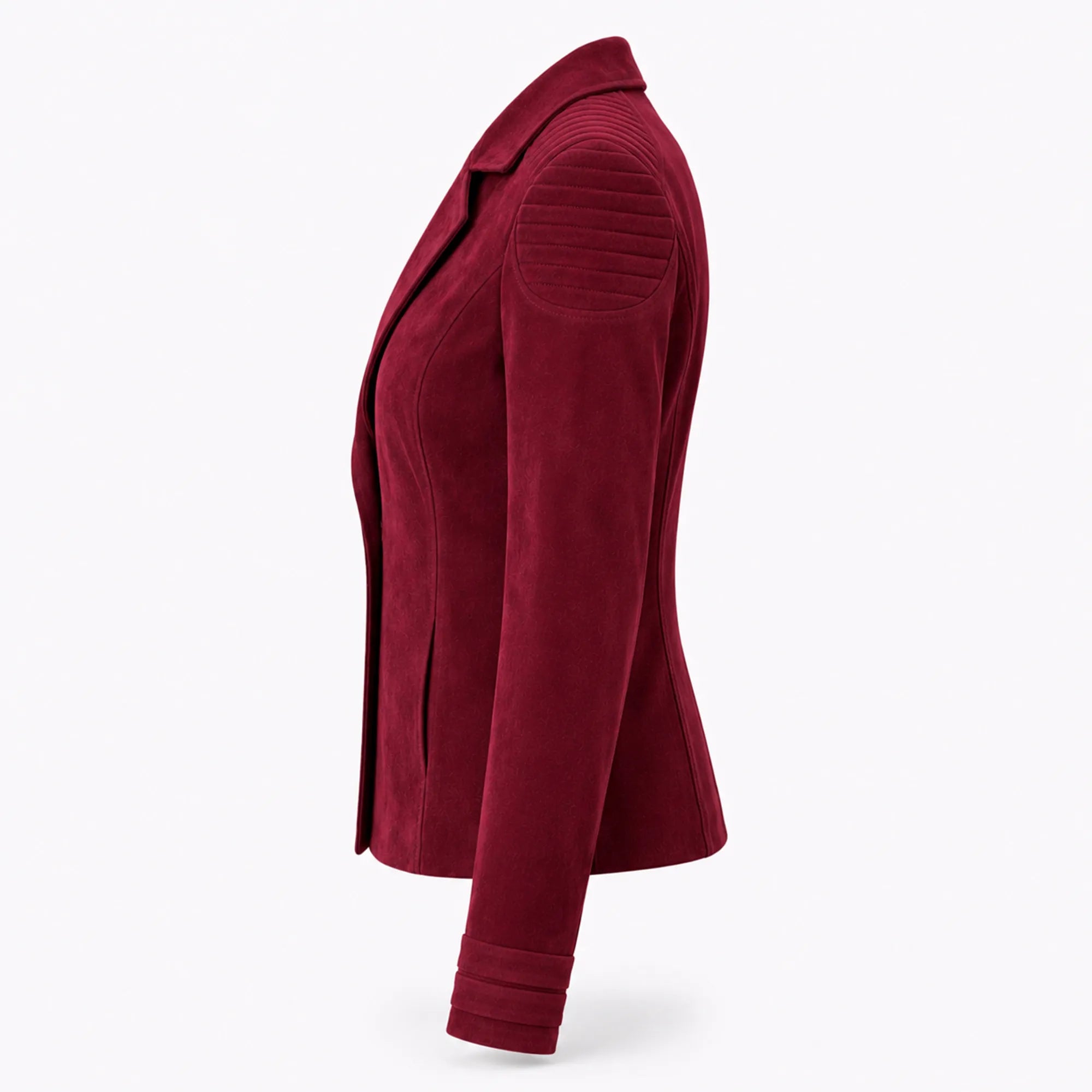 Women's smart fit suede blazer – RXD Leather