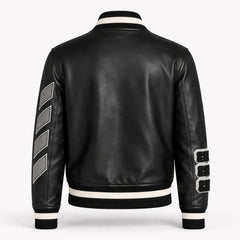 Women's structured fit varsity jacket – RXD Leather
