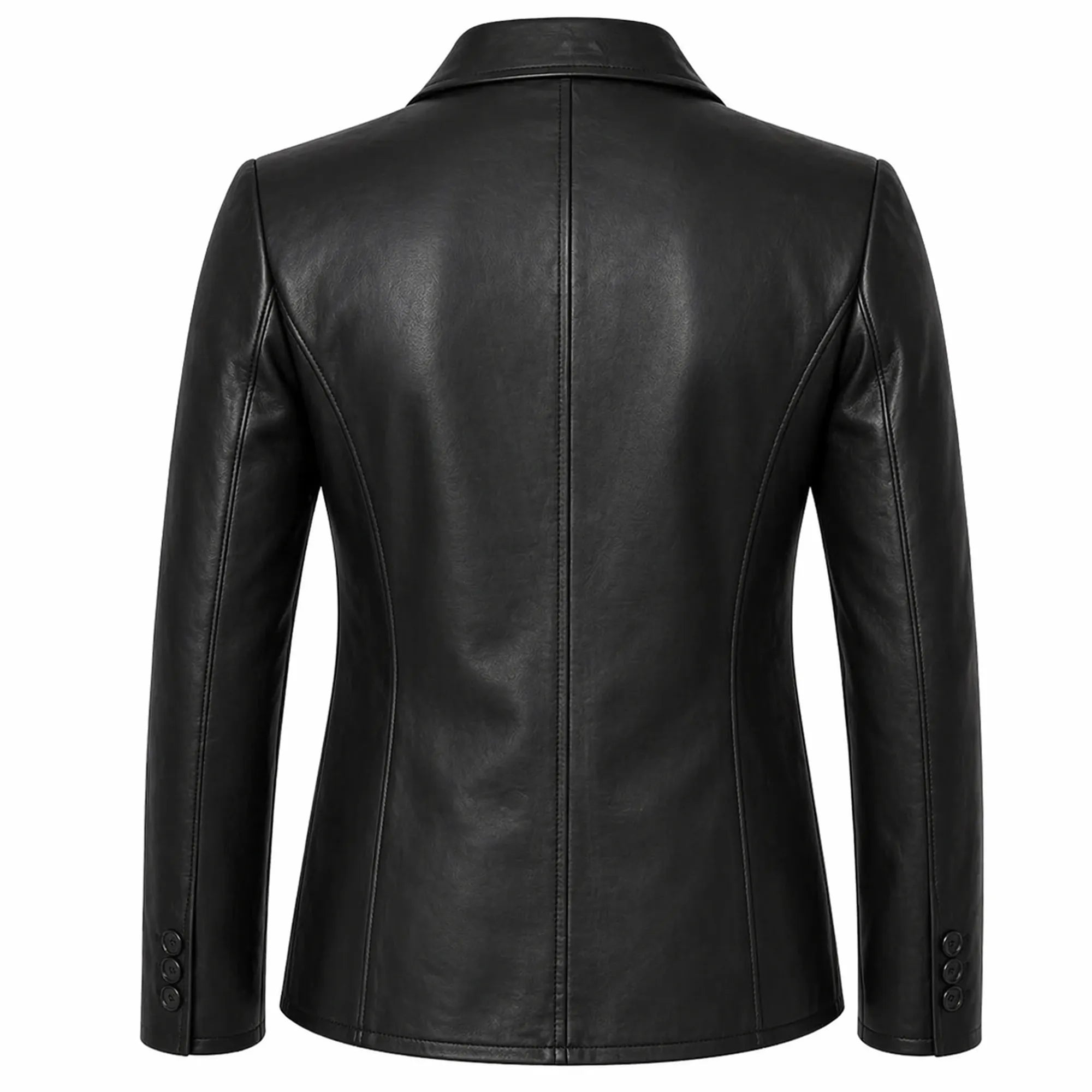 Mens Black Leather Blazer Jacket Formal Casual Style Coat Men Outfits - RXD Leather 0028 