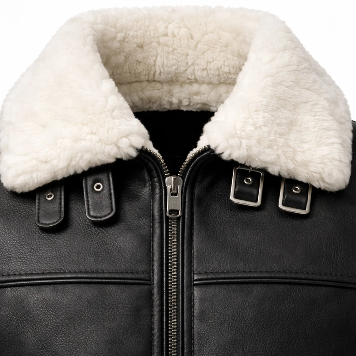 Men's black aviator leather jacket styled – RXD Leather