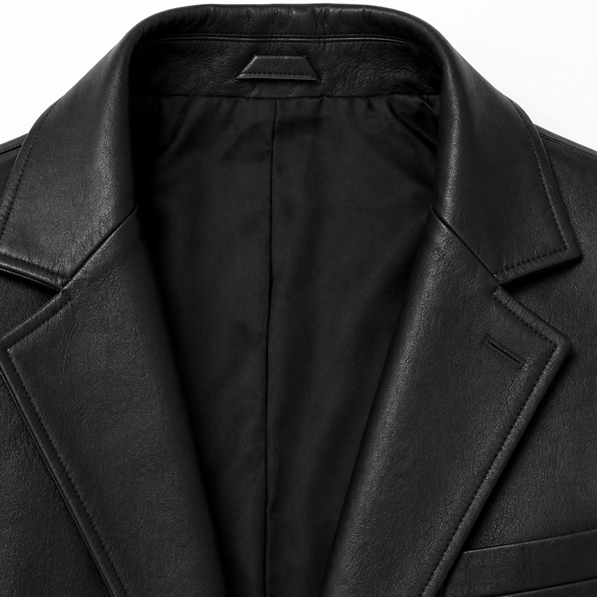 Mens Black Leather Blazer Jacket Formal Casual Style Coat Men Outfits - RXD Leather 0028 