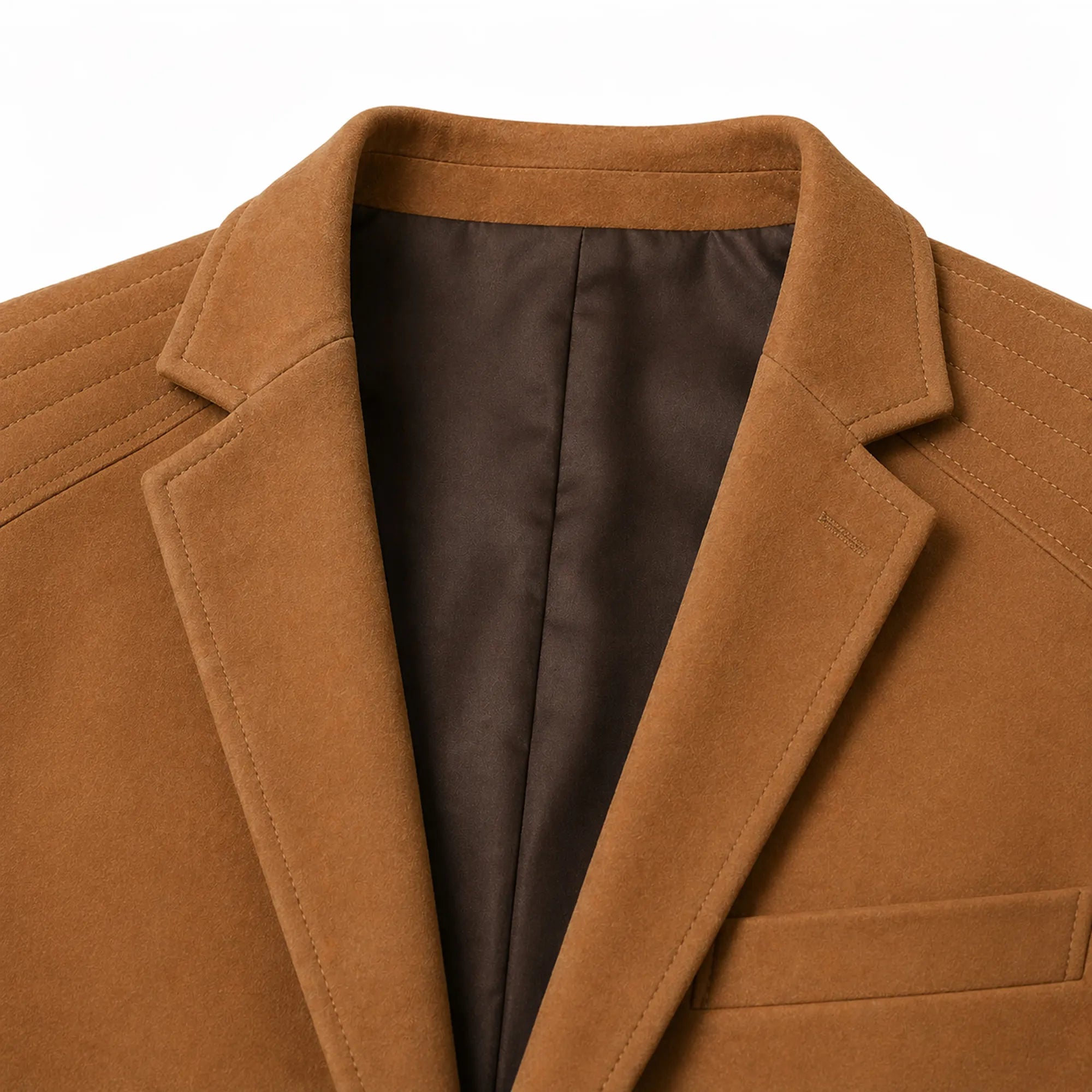 Mens Suede Leather Blazer Jacket Custom Fit Smart Casual Style for Men - RXD Leather 00234