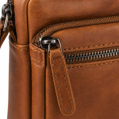 Vintage Style Leather Shoulder Bag for Daily Use - RXD Leather 0055