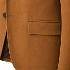 Mens Suede Leather Blazer Jacket Custom Fit Smart Casual Style for Men - RXD Leather 00234