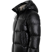 Men's black water-repellent puffer jacket – RXD Leather