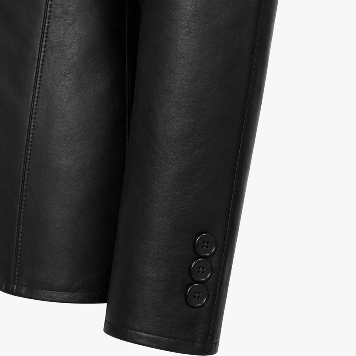 Men's premium black lambskin leather blazer – RXD Leather