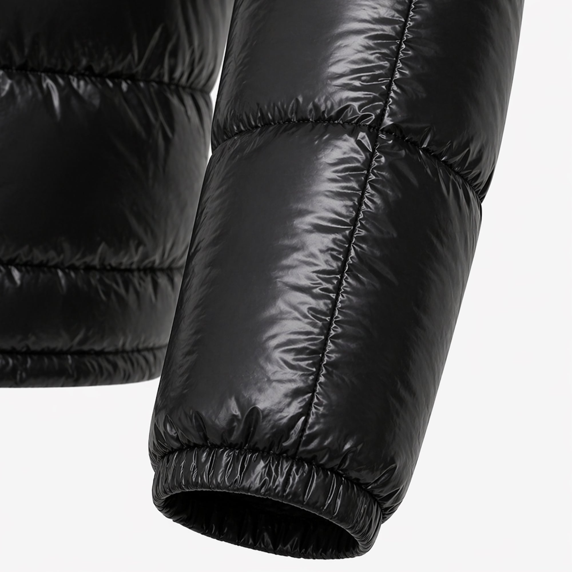 Mens Black Puffer Jacket Lightweight Hooded Winter Streetwear Stylev- RXD Leather 0026 