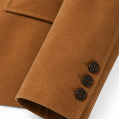 Mens Suede Leather Blazer Jacket Custom Fit Smart Casual Style for Men - RXD Leather 00234