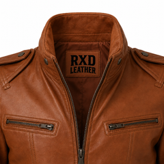 Women's vintage brown sheepskin jacket styled – RXD Leather